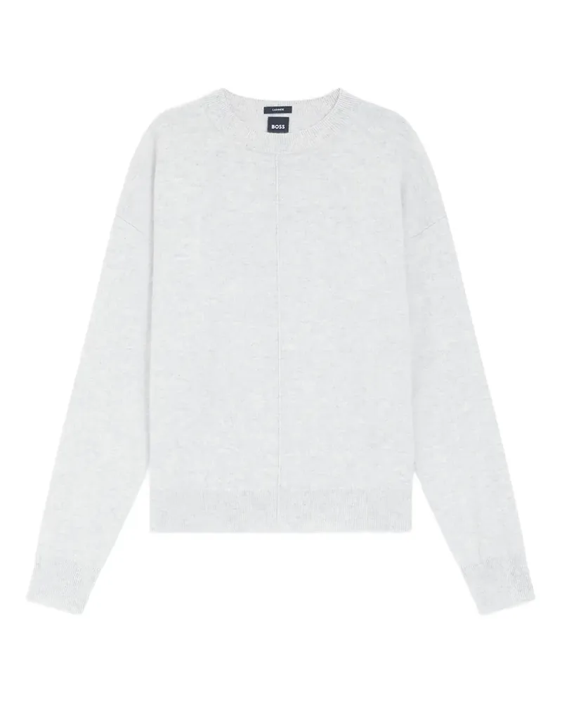 HUGO BOSS Pullover mit Ziernaht - Grau Grau