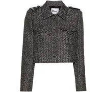 Jacke aus Bouclé - Schwarz