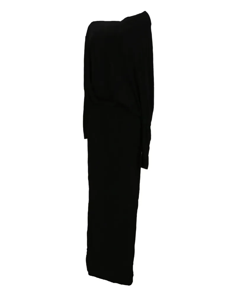 Tom Ford Schulterfreies Maxikleid - Schwarz Schwarz