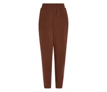 The Slim Jogginghose mit Reißverschluss - Braun