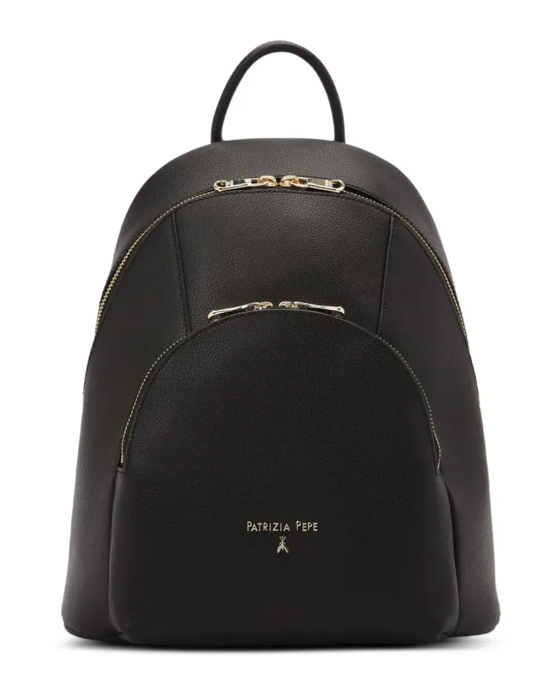 Patrizia Pepe zip backpack - Schwarz Schwarz