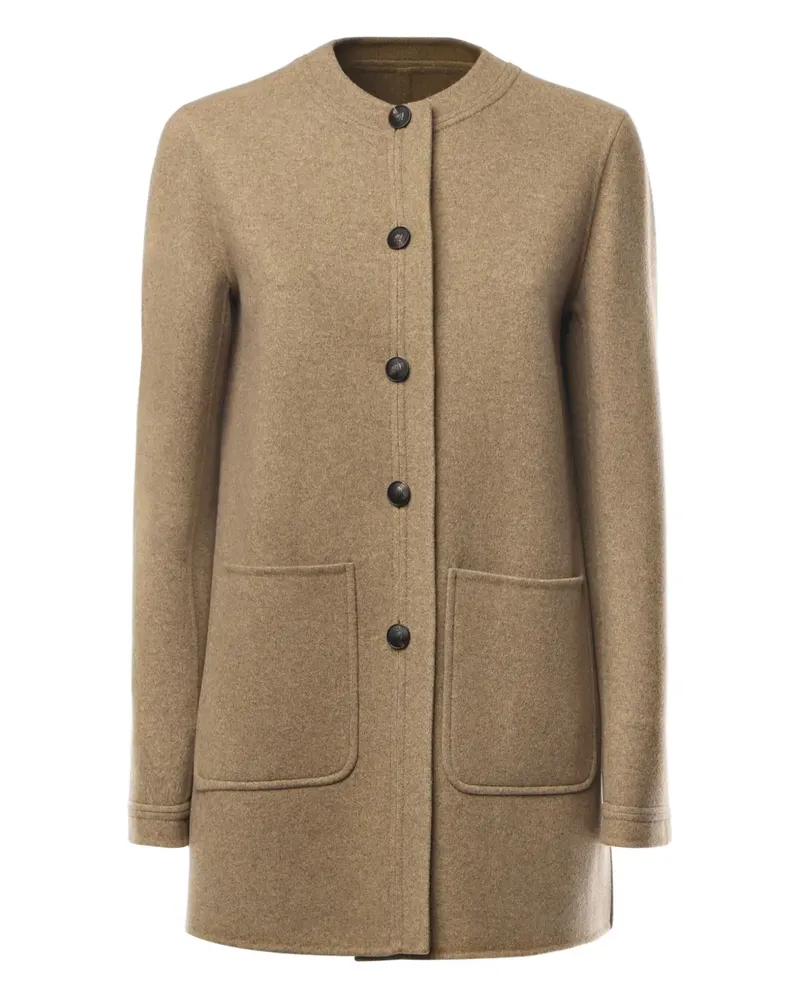 Loro Piana Kiri buttoned coat - Nude Nude