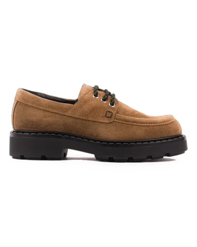 Paul Warmer Puck Derby-Schuhe aus Wildleder - Nude Nude