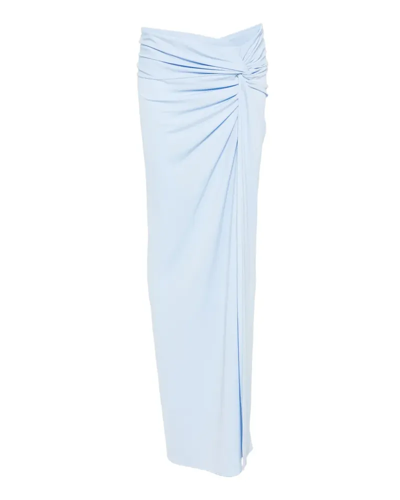 ANDAMANE Geraffter Rock - Blau Blau