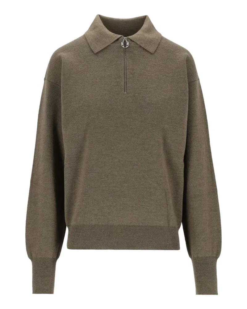 Mauro Grifoni zip-fastening polo top - Grün Grün