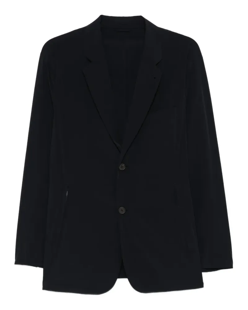 Emporio Armani button-fastening blazer - Blau Blau