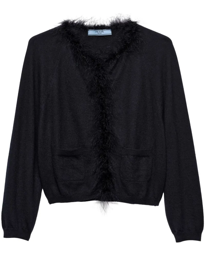 Prada Cardigan aus Kaschmir - Schwarz Schwarz