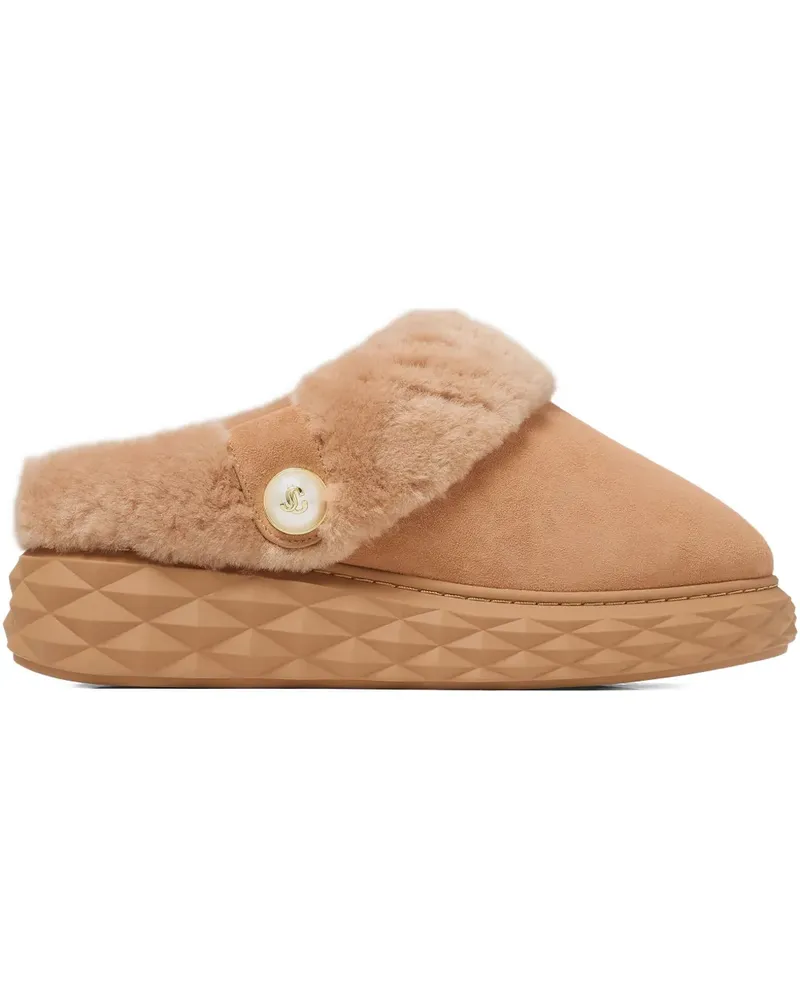 Jimmy Choo Diamond Maxi Slipper - Braun Braun