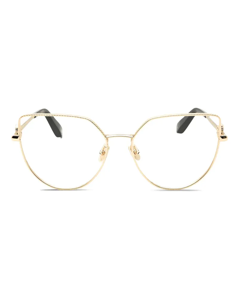 Roberto Cavalli logo-detail glasses - Gold Gold