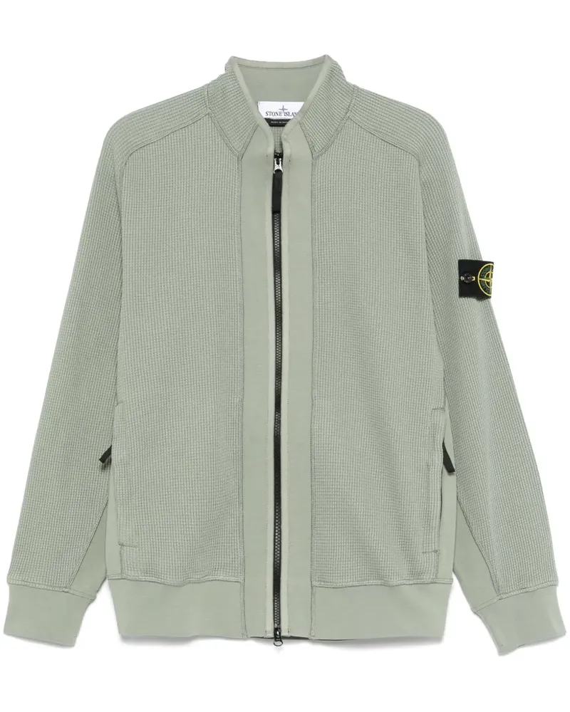 Stone Island Fleece-Sweatshirt aus Bio-Baumwolle - Grün Grün