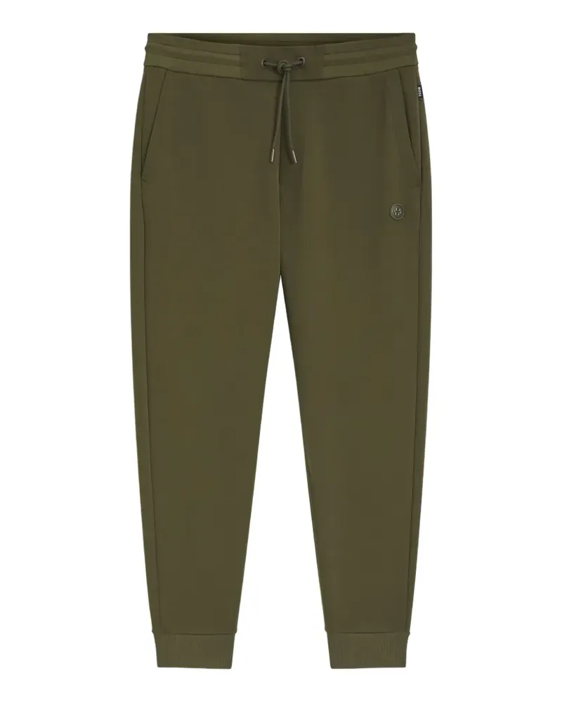 HUGO BOSS Jogginghose aus Baumwollgemisch mit Double B-Monogramm - Grün Grün