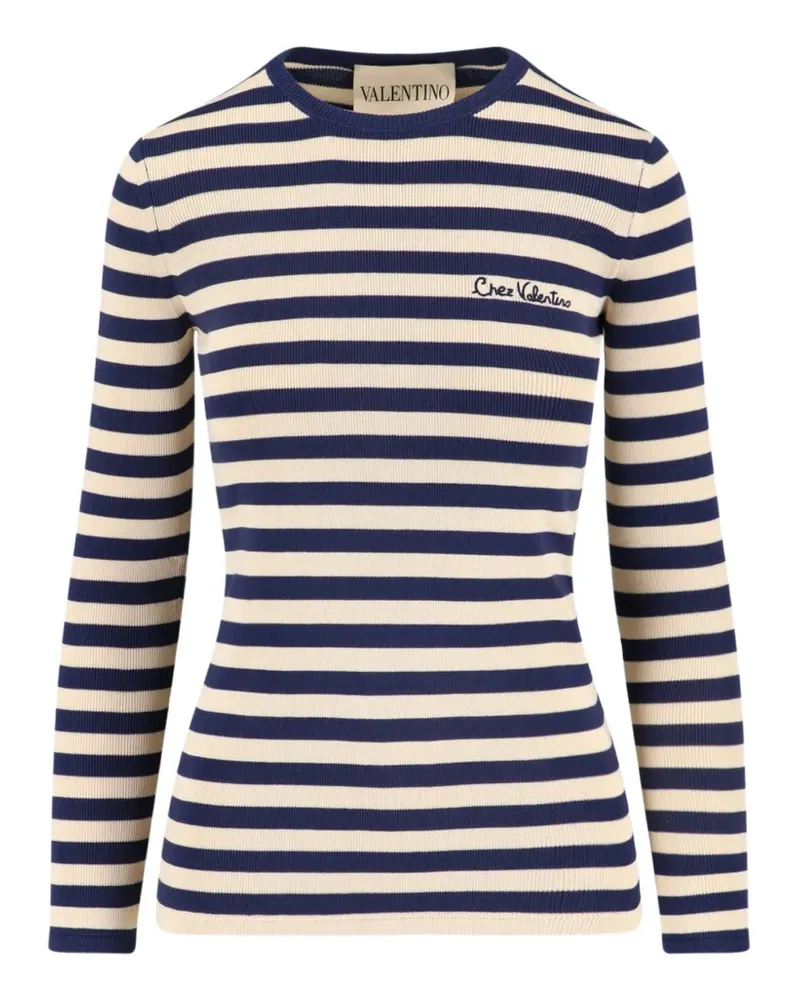 Valentino Garavani Pullover mit Chez-Motiv - Blau Blau