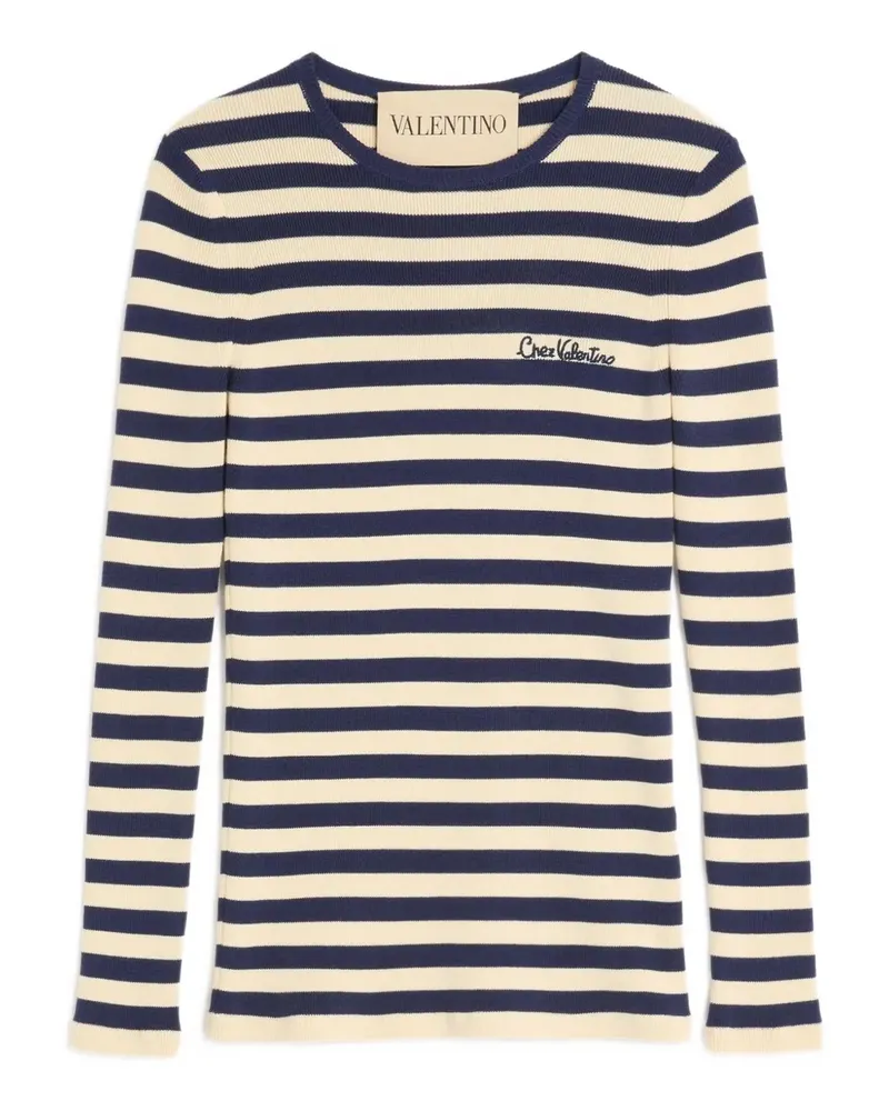 Valentino Garavani Pullover mit Chez-Motiv - Blau Blau