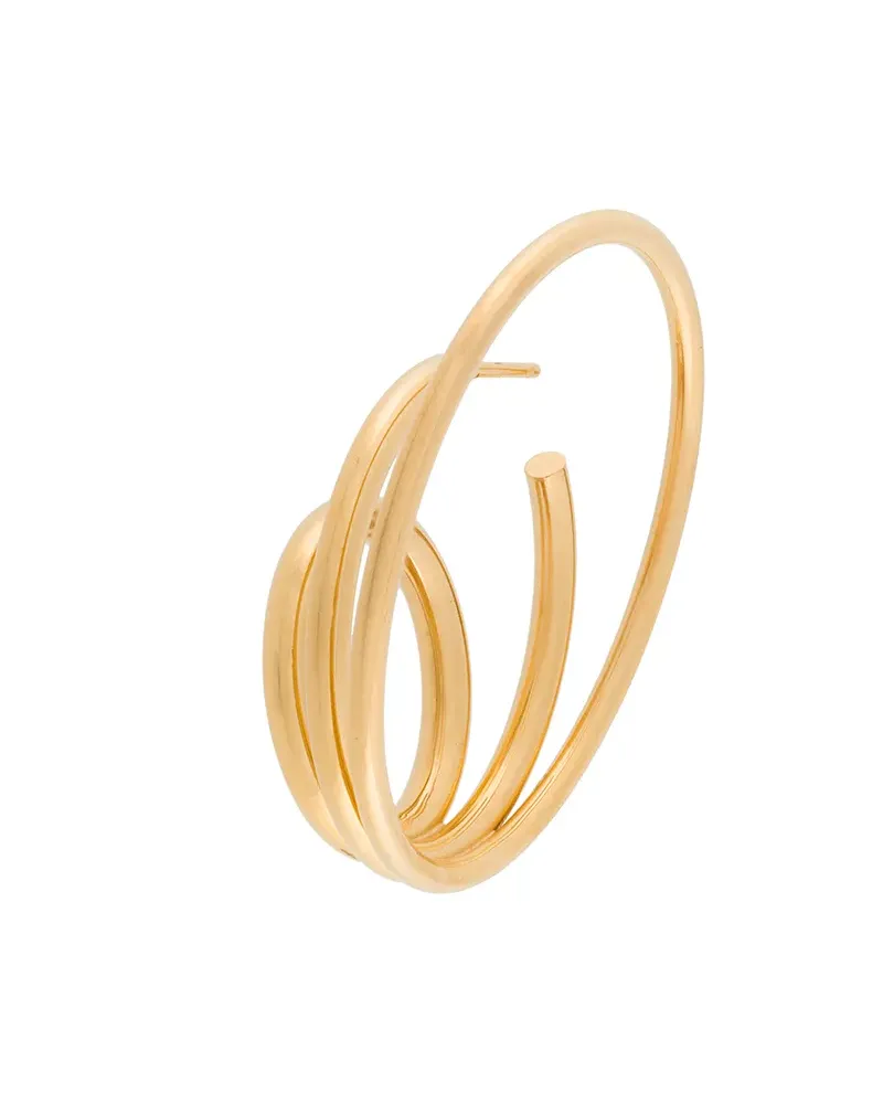 Charlotte Chesnais Großer 'Ricoché' Ohrring - Metallic Metallic