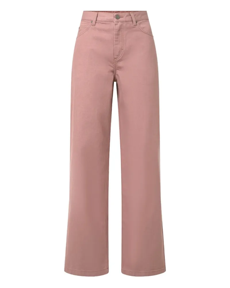 Soeur Jeans mit Logo-Patch - Rosa Rosa