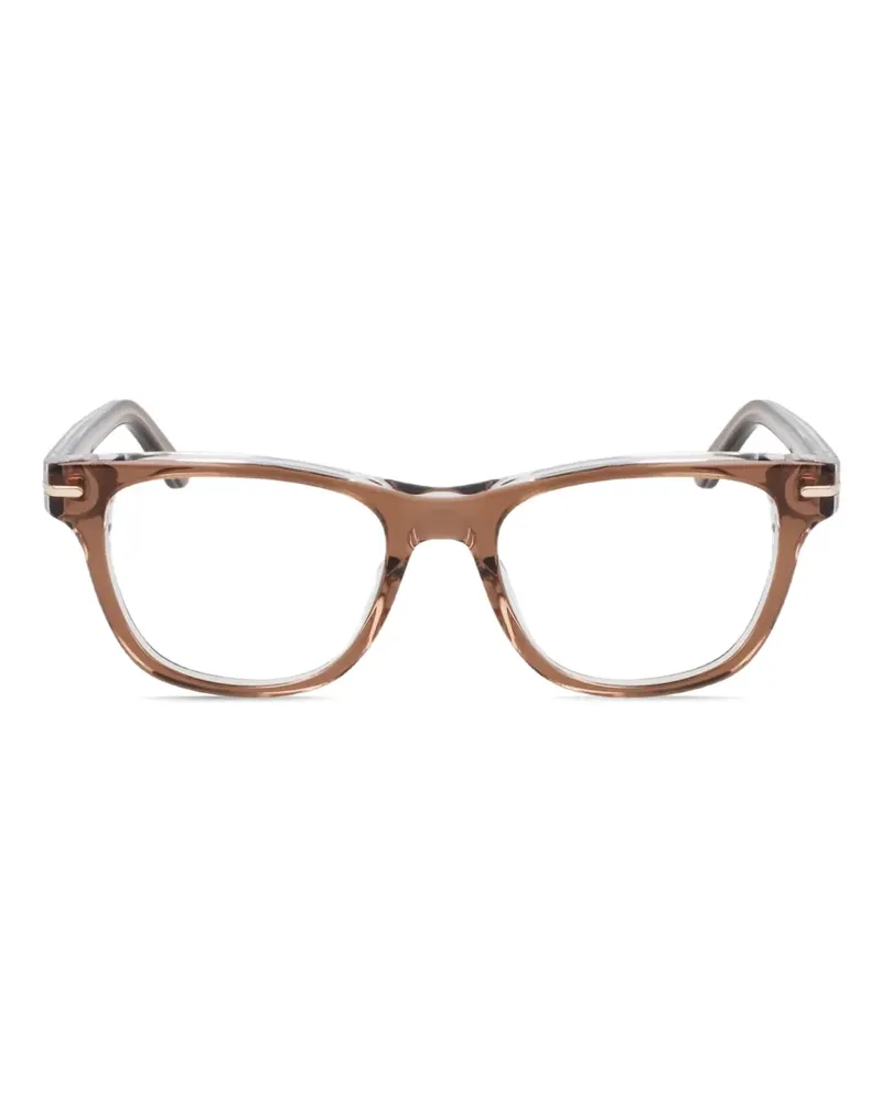 Nike Brille mit eckigem Gestell - Braun Braun