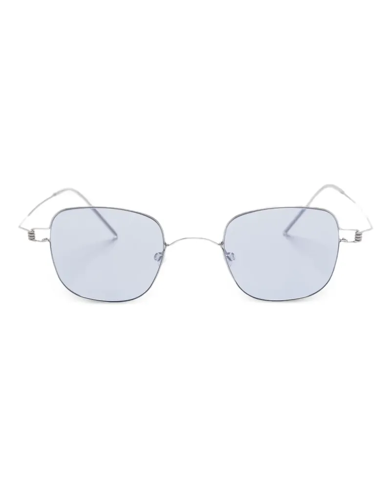 Lindberg Eckige 8216 Sonnenbrille mit schmalem Gestell - Grau Grau