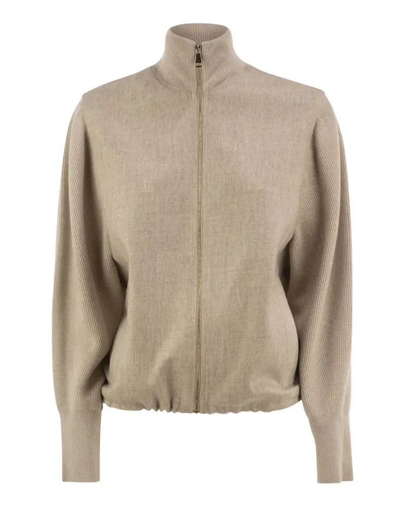 Fabiana Filippi flannel bomber jacket - Nude Nude