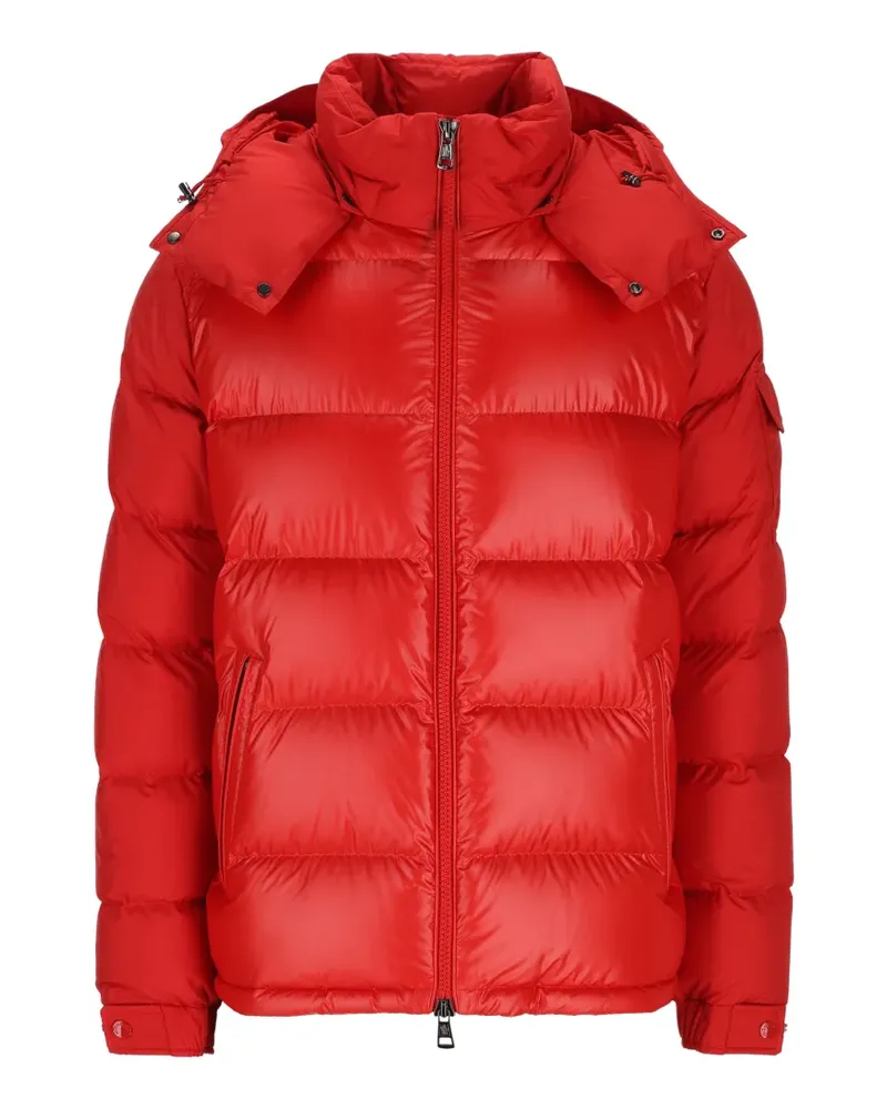 Moncler Maya quilted hooded down jacket - Rot Rot