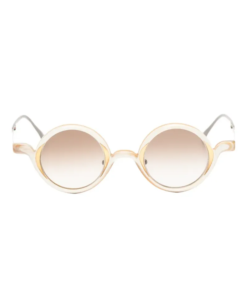 RIGARDS round-frame sunglasses - Nude Nude