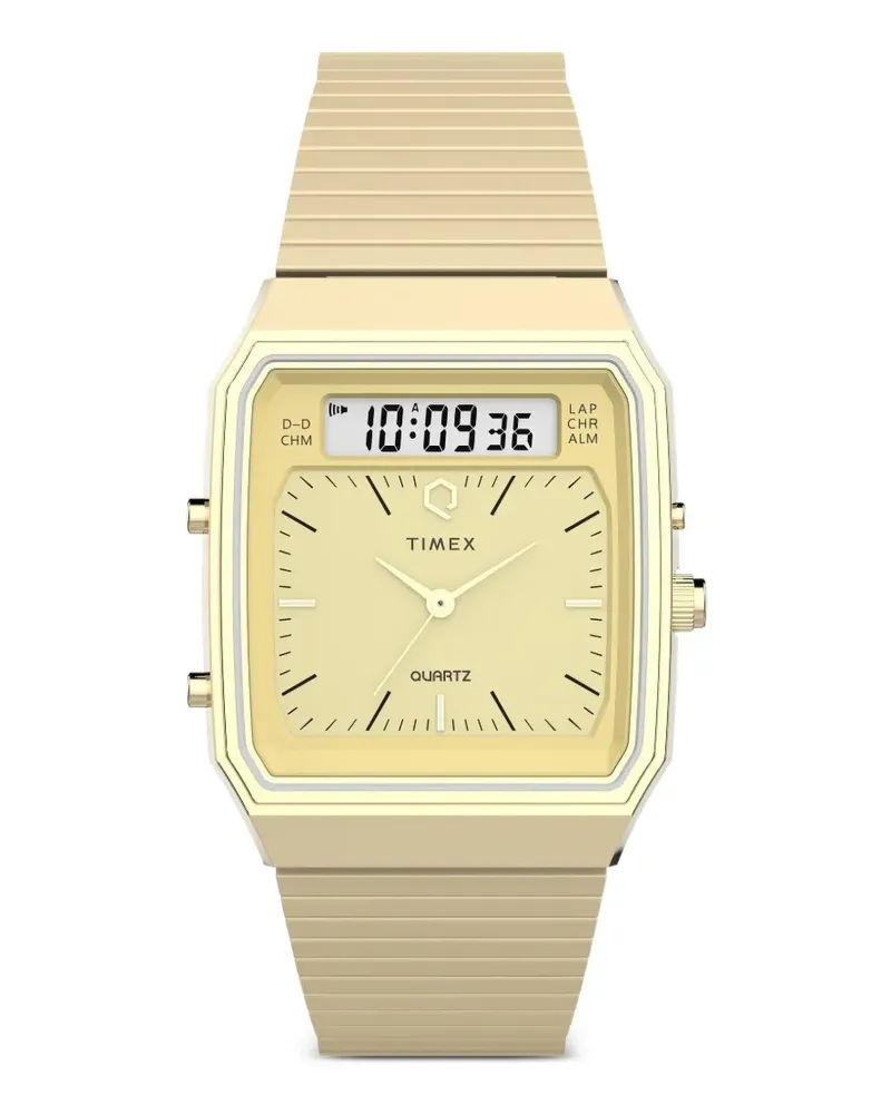 Timex Q  Fusion Armbanduhr 33mm - Gelb Gelb
