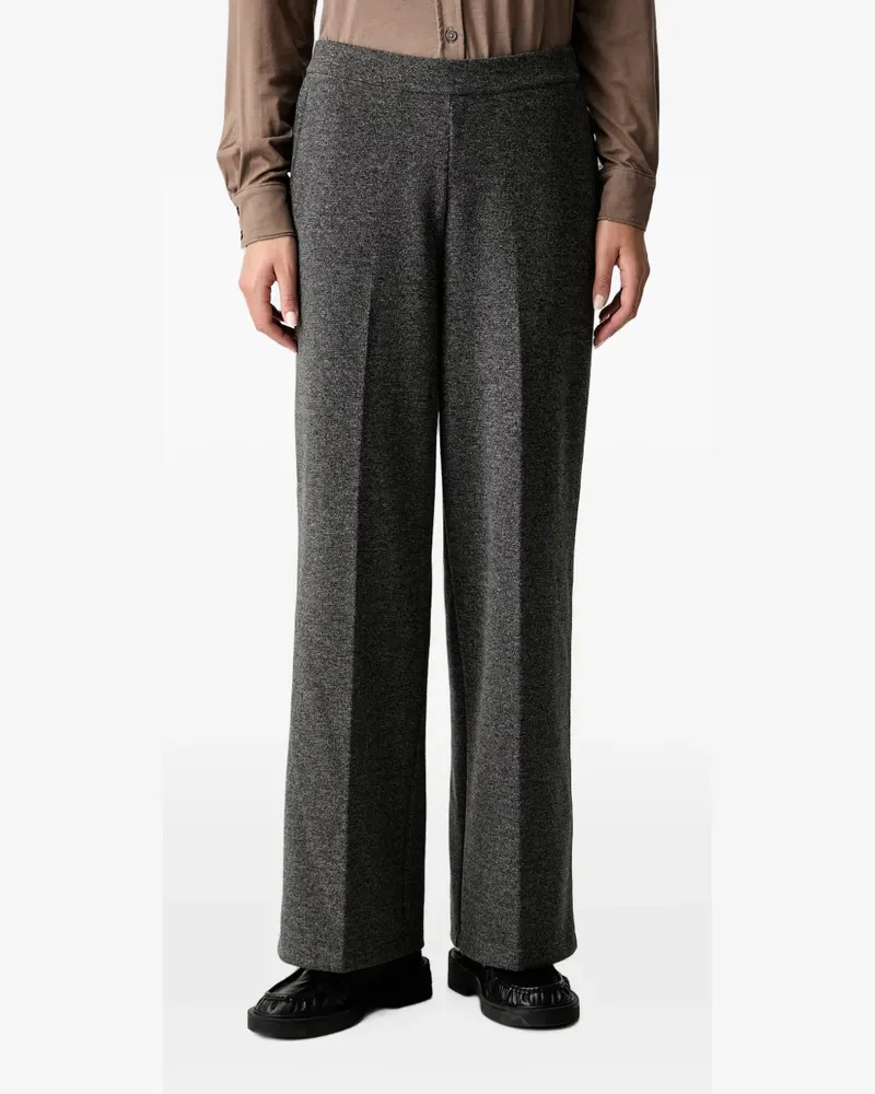Marc O'Polo Weite Hose mit Bügelfalten - Grau Grau