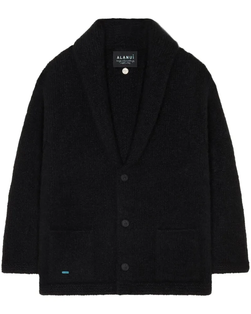 Alanui Gerippter Finest Cardigan - Schwarz Schwarz