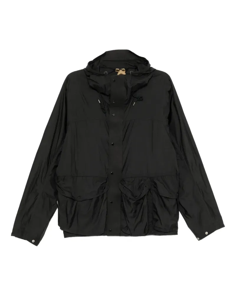 Ten c Hoodie mit Klappentasche - Schwarz Schwarz