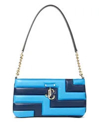 Jimmy Choo Avenue Slim Schultertasche Blau