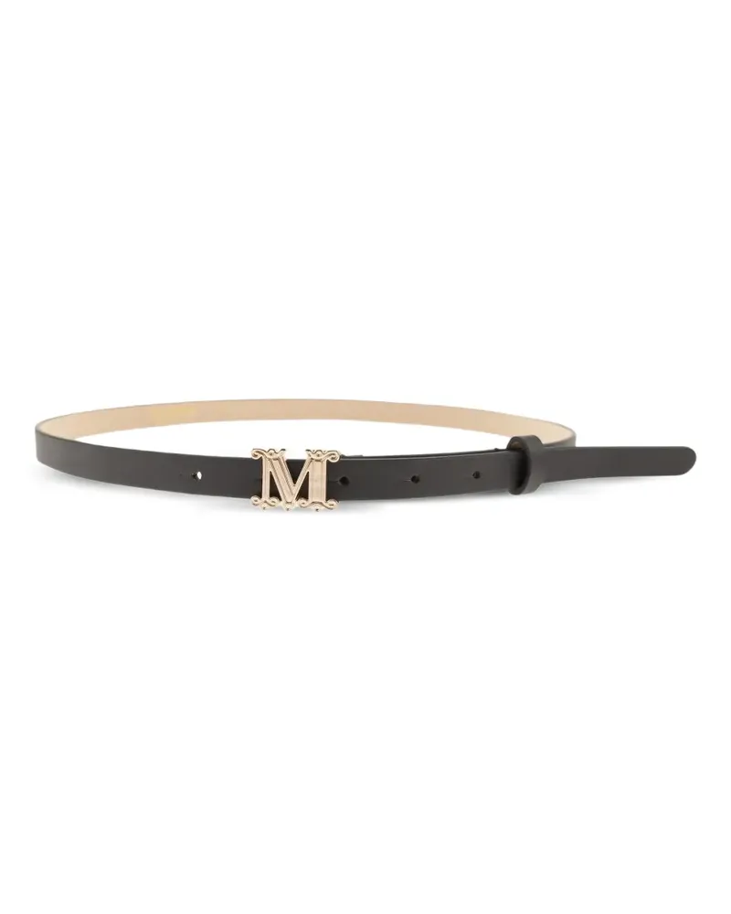 Max Mara Aziata leather belt - Schwarz Schwarz