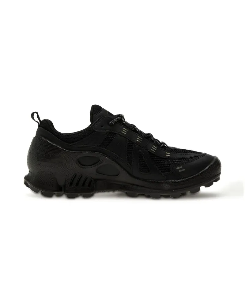 Ecco Gore-Tex Sneakers mit Einsätzen - Schwarz Schwarz