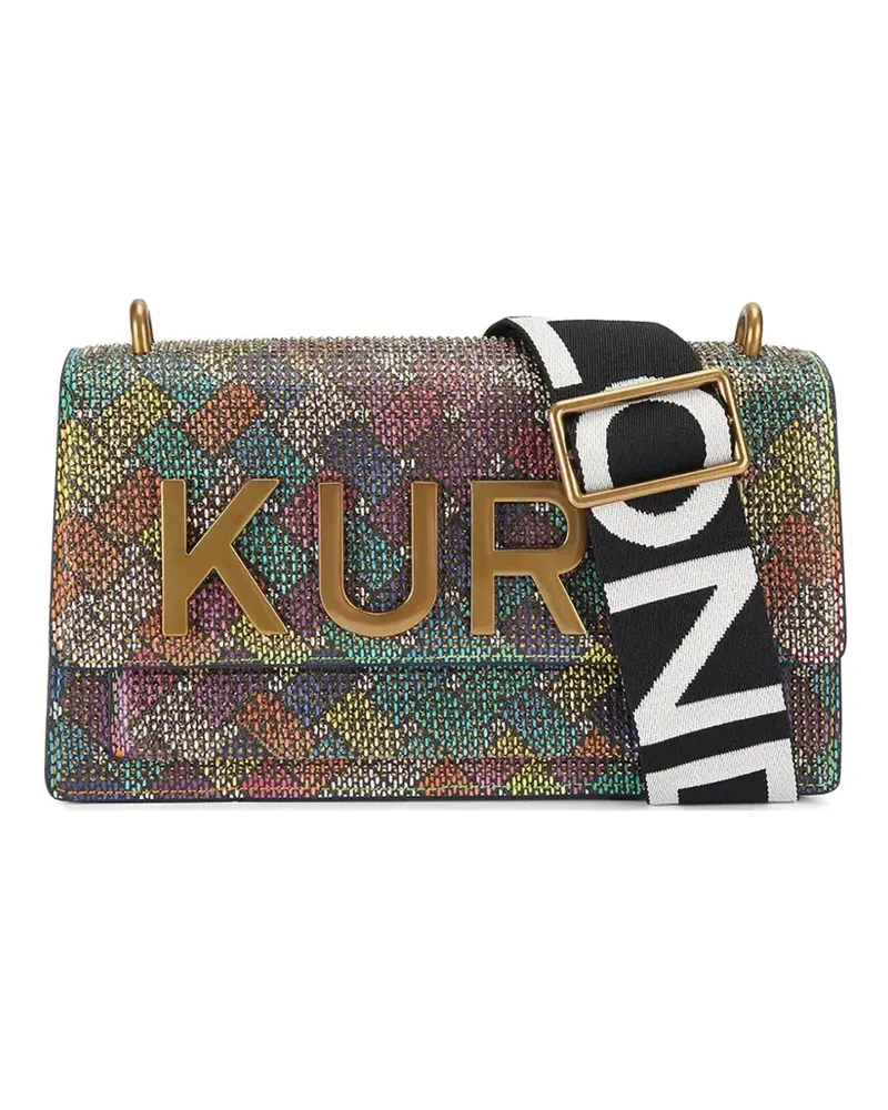 Kurt Geiger Schultertasche mit Logo - Grün Grün