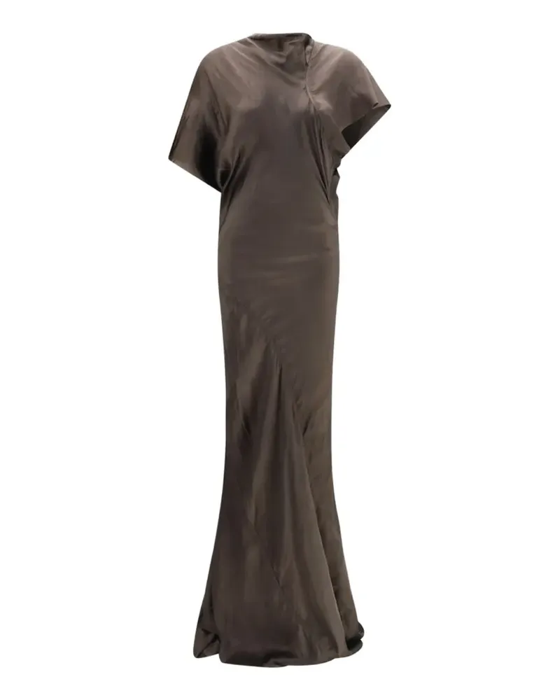 Rick Owens draped asymmetric-sleeve gown - Braun Braun