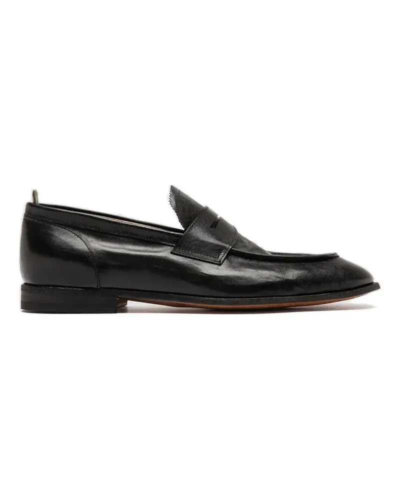 Officine Creative Italia Solitude 001 leather loafers - Schwarz Schwarz