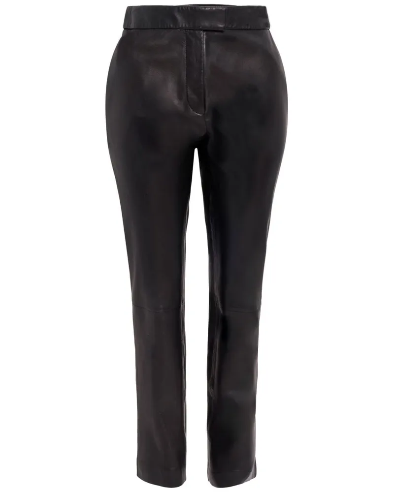 Altuzarra Tod chmale Lederhose - Schwarz Schwarz