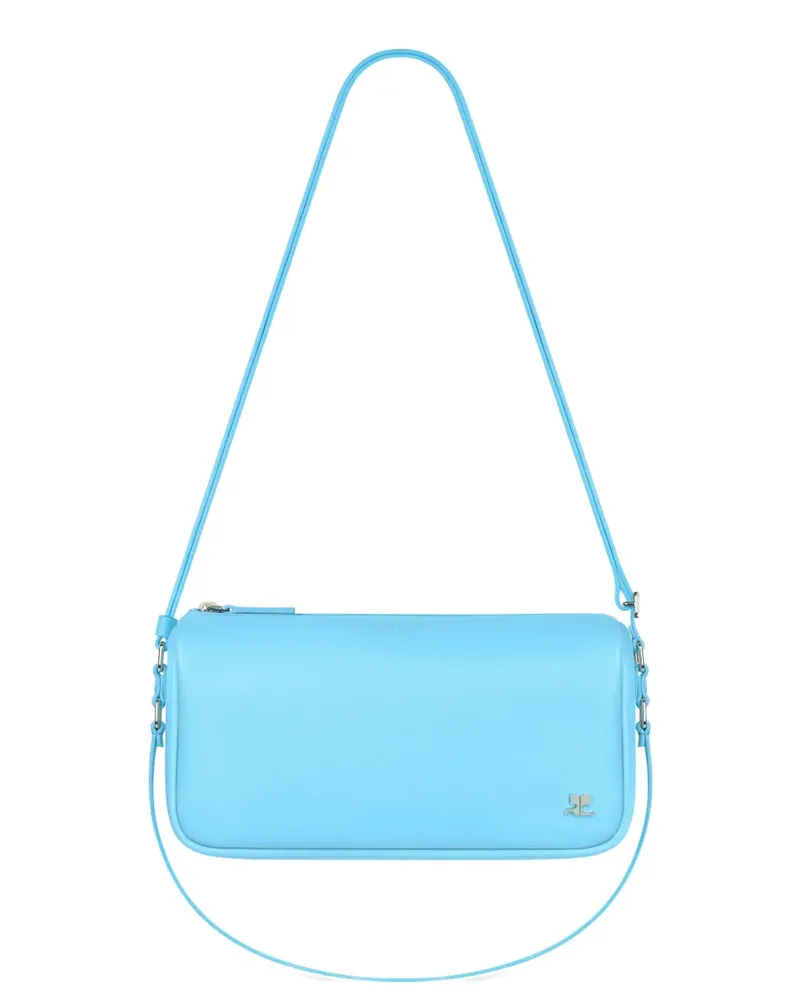 Courrèges Kleine Three Sixty Schultertasche - Blau Blau