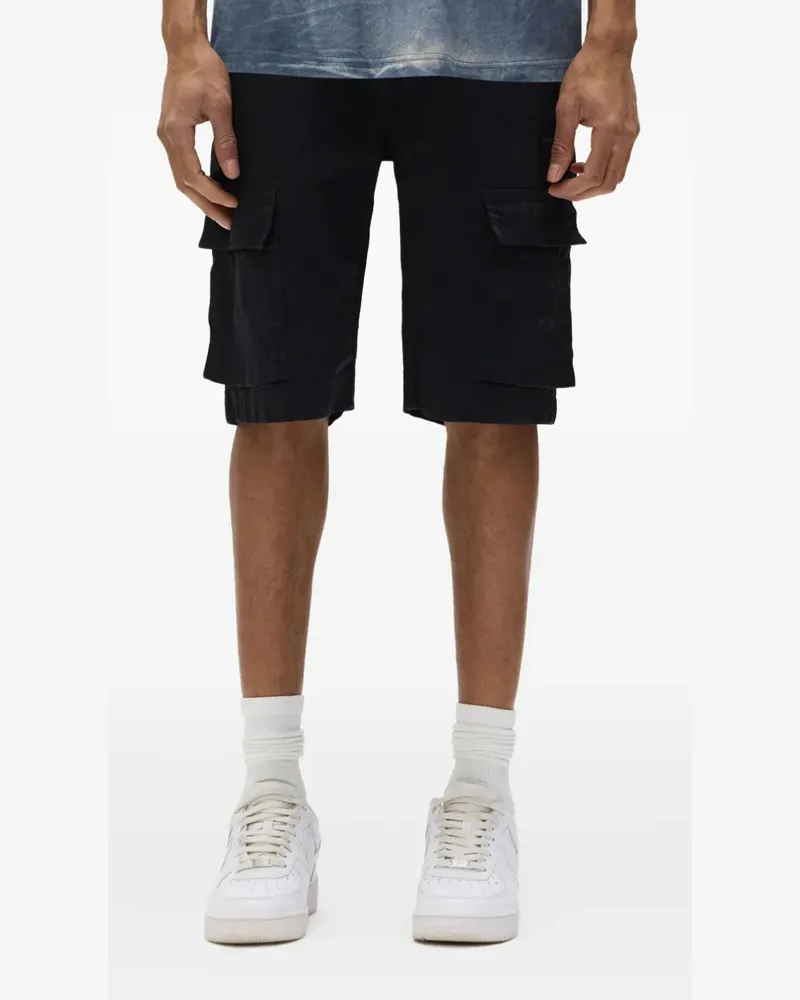 PURPLE BRAND belt loops-detail cargo pockets - Schwarz Schwarz