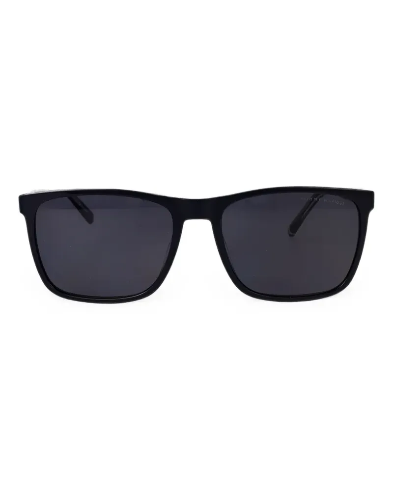 Tommy Hilfiger Sonnenbrille mit eckigem Gestell - Schwarz Schwarz