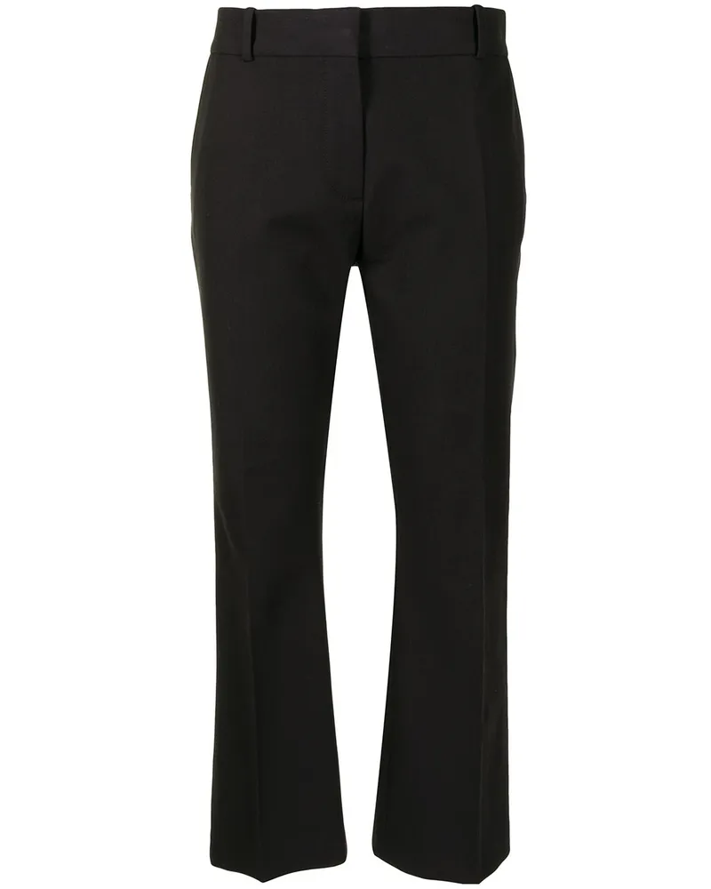 Frame Denim Klassische Cropped-Hose - Schwarz Schwarz