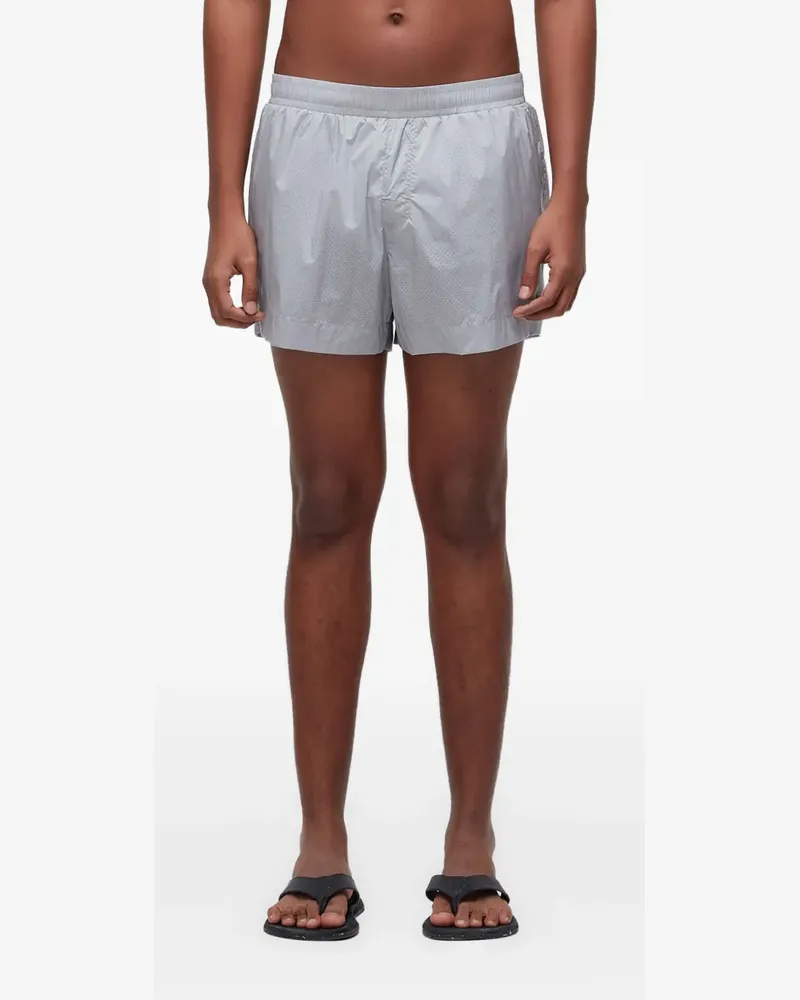Osklen Microfuros Badeshorts - Grau Grau