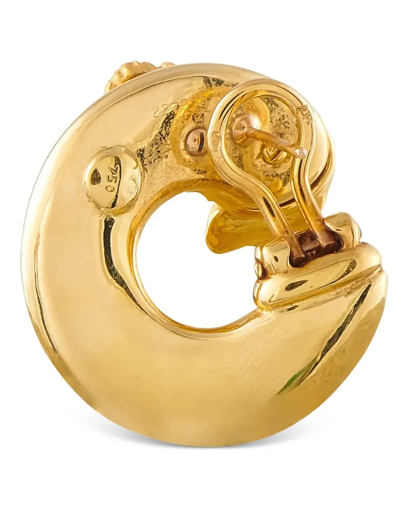 Carrera Y Carrera Creolen mit Diamanten - Gold Gold