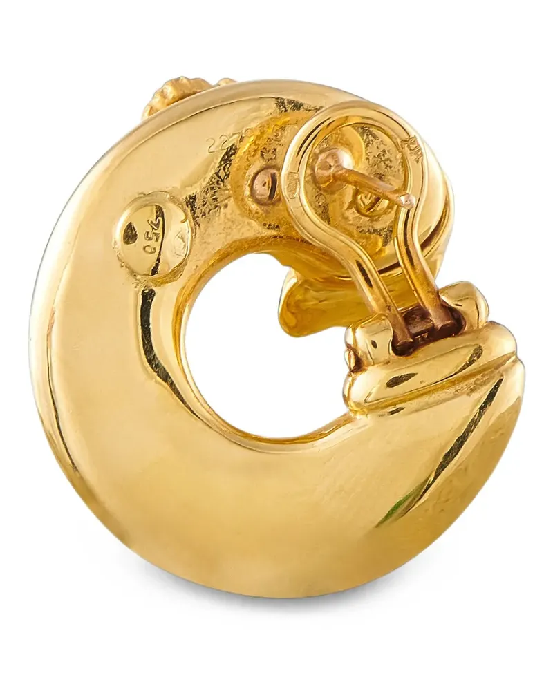 Carrera Y Carrera Creolen mit Diamanten - Gold Gold