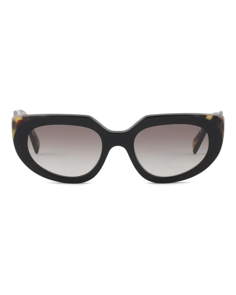 Prada sunglasses with logo - Schwarz Schwarz