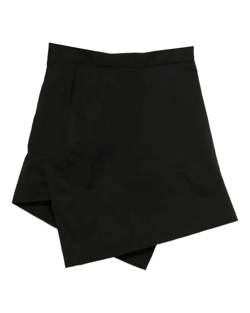 Vivienne Westwood mini Infinity asymmetric skirt - Schwarz Schwarz