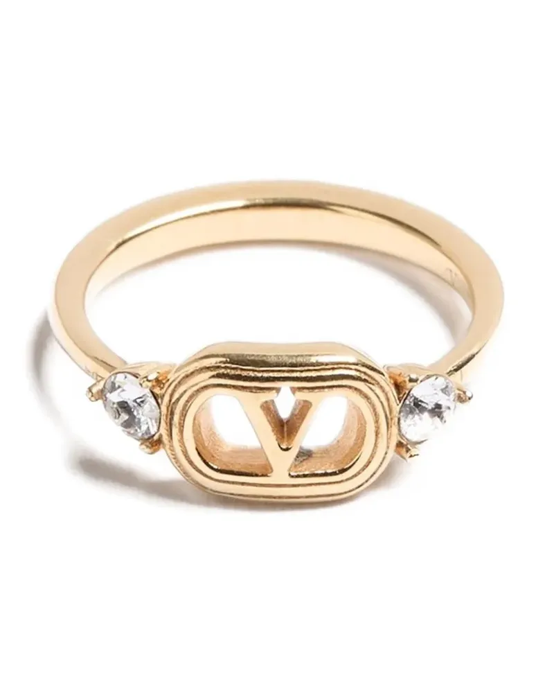 Valentino Garavani Ovalette Ring mit Kristall - Gold Gold