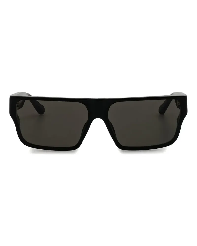Linda Farrow Brady Sonnenbrille mit eckigem Gestell - Schwarz Schwarz