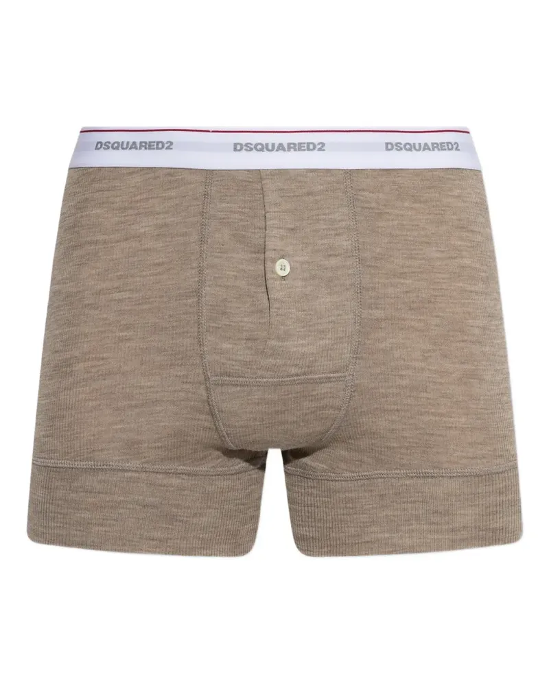 Dsquared2 Boxershorts mit Logo-Bund - Nude Nude