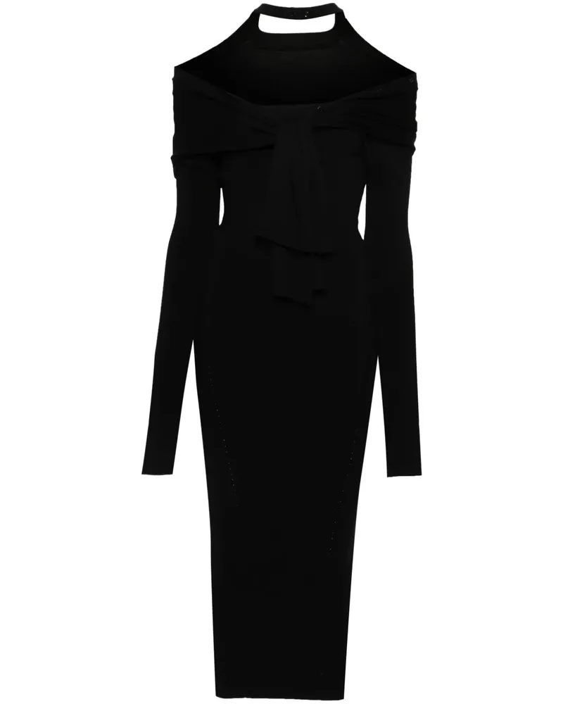 Jacquemus La Robe Doble Kleid - Schwarz Schwarz