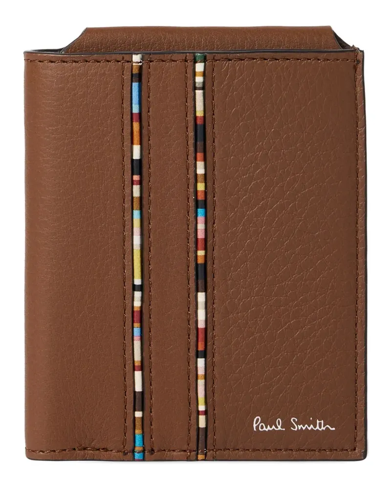 Paul Smith Portemonnaie mit Streifen - Braun Braun