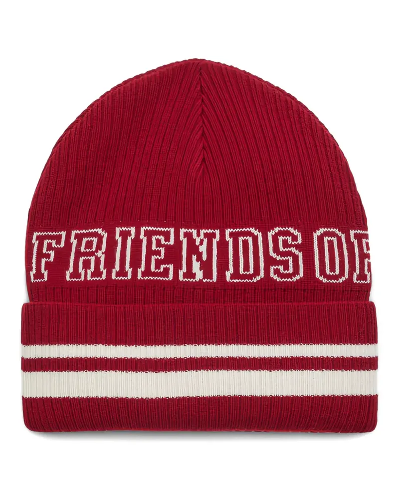 Dorothee Schumacher lettered beanie hat Rot